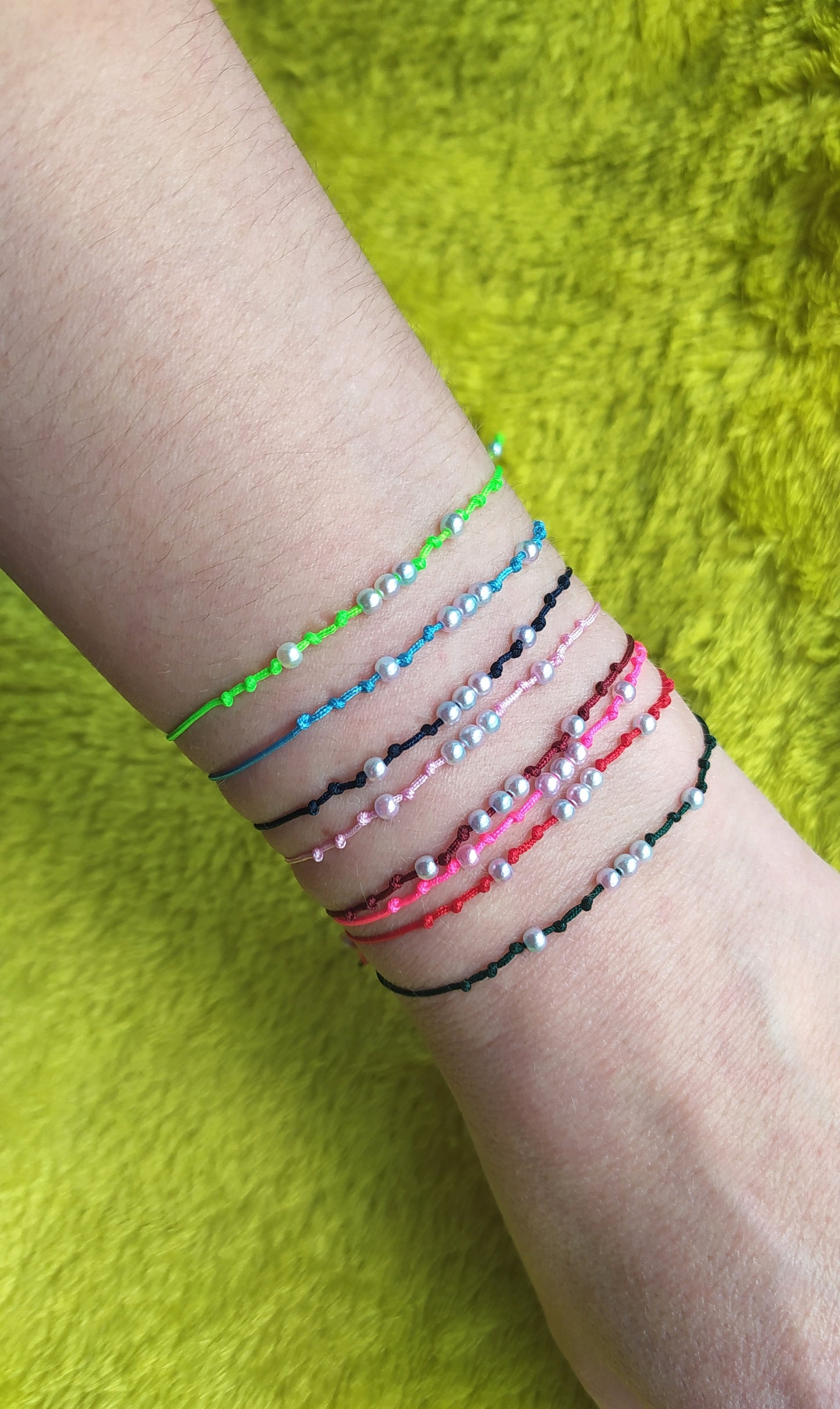 Beautiful, delicate, handmade bracelet.