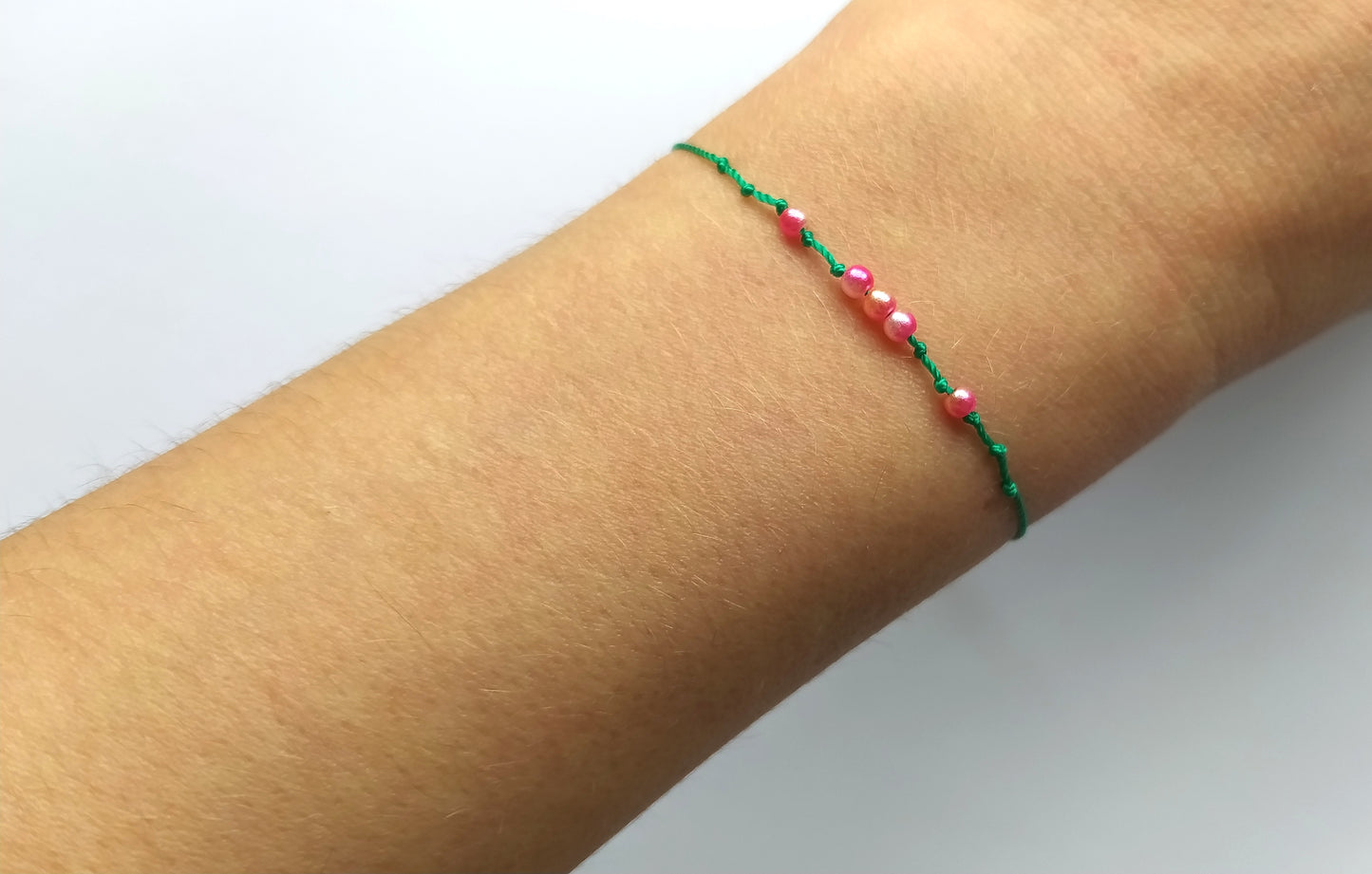 Beautiful, delicate, handmade bracelet.