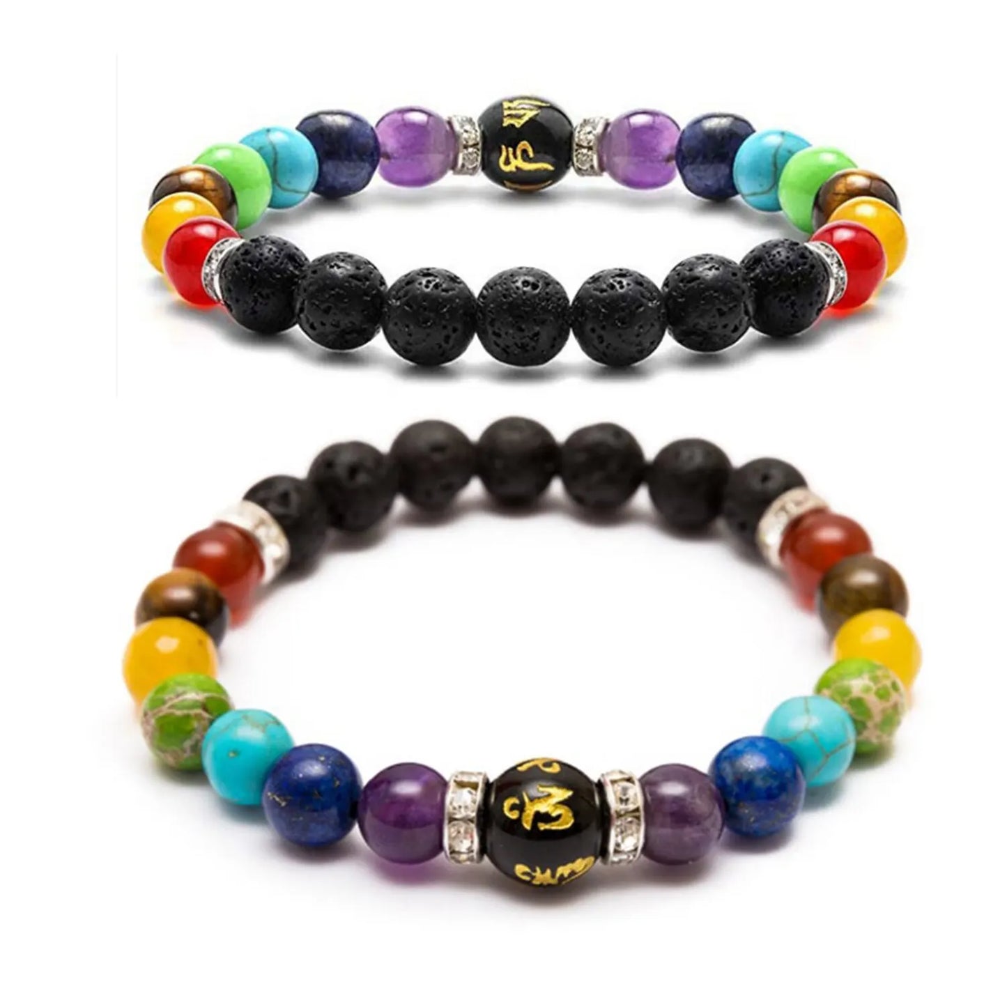 Chakra Bracelet with Meaning Card for Men Women.