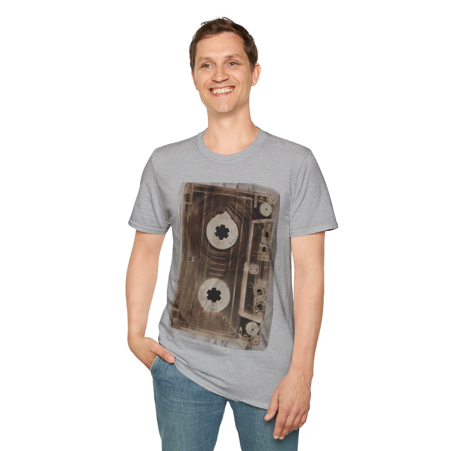 Retro Cassette Tape T-Shirt — Vintage Music Graphic Tee
