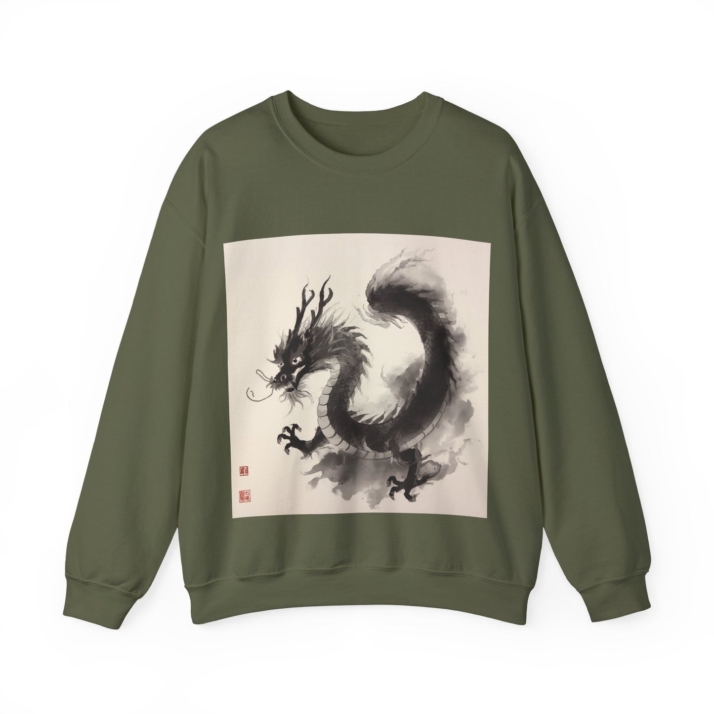 Dragon Ink Art Hoodie – Japanese Style Streetwear Sweatshirt | Unisex Black Hoodie