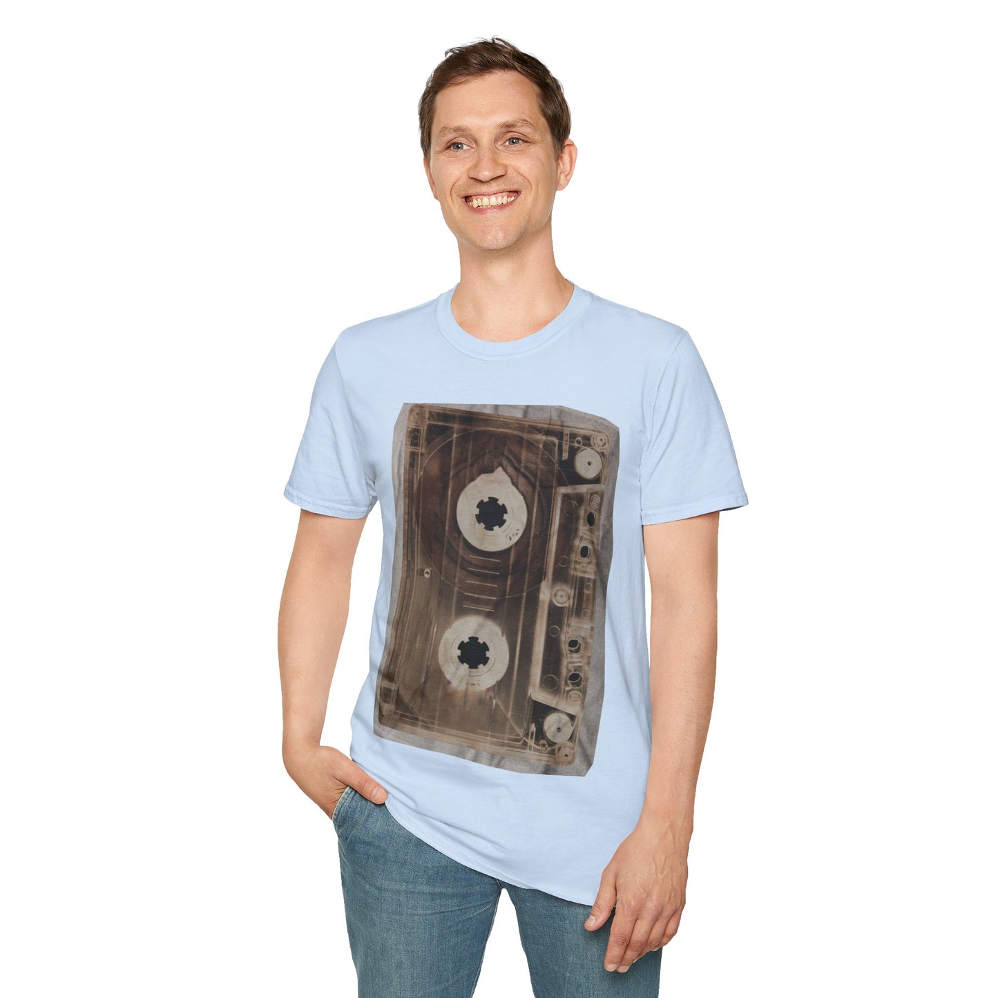 Retro Cassette Tape T-Shirt — Vintage Music Graphic Tee