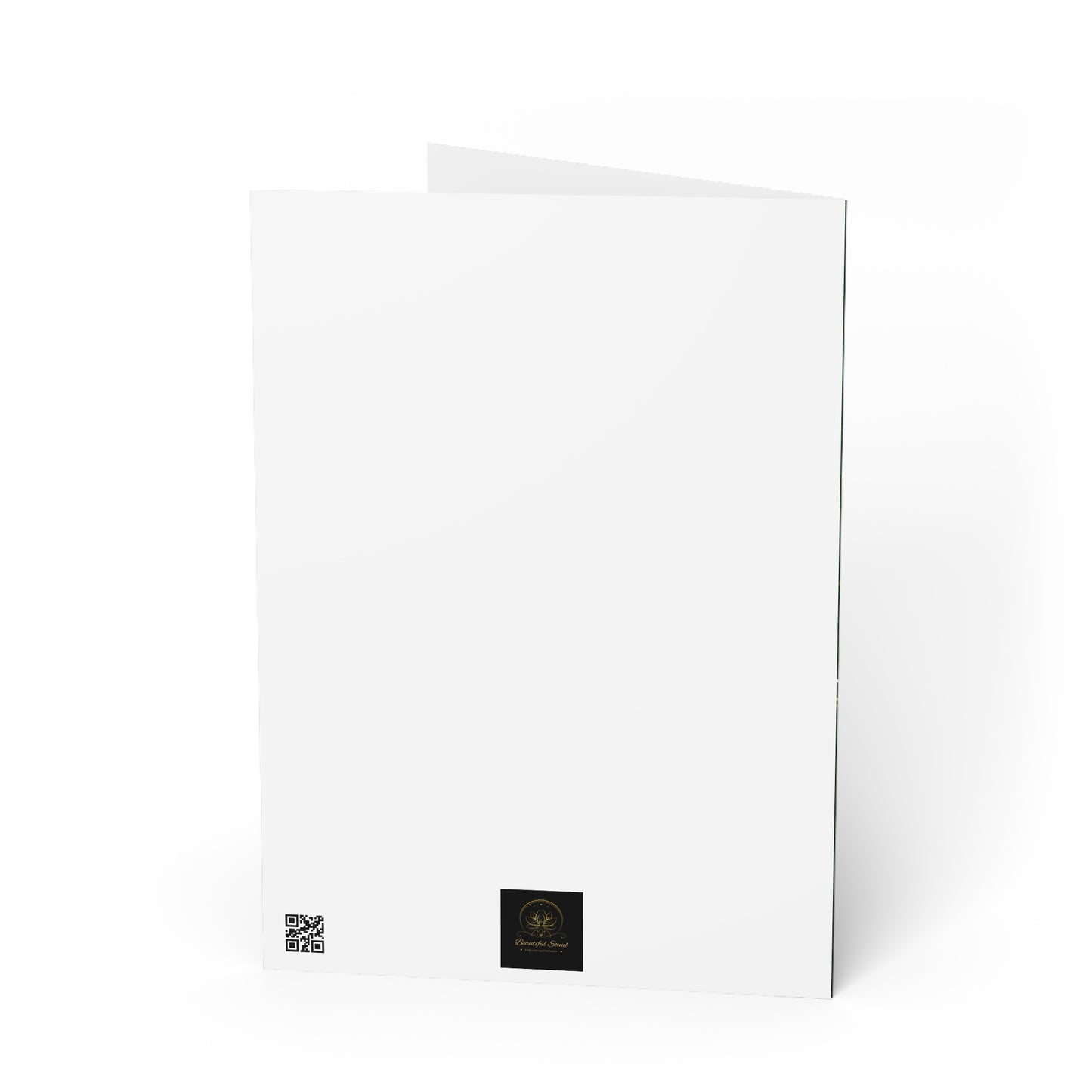 Merry & Bright Lotus Holiday Greeting Card — "A Beautiful Season" Christmas Card