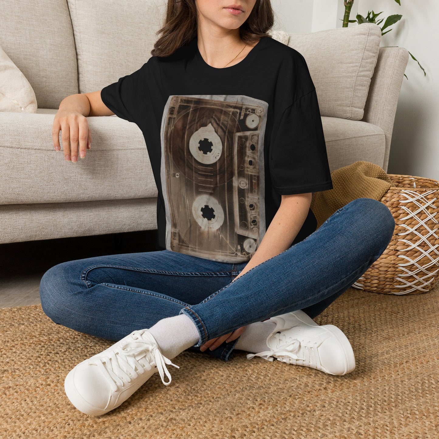 Retro Cassette Tape T-Shirt — Vintage Music Graphic Tee