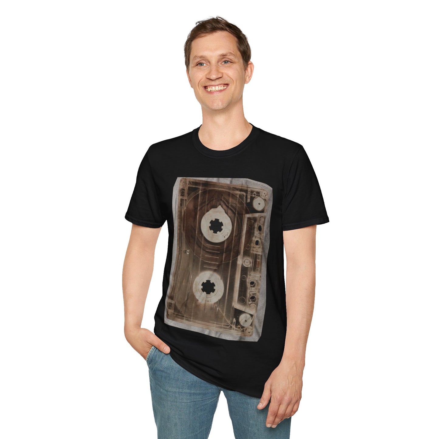 Retro Cassette Tape T-Shirt — Vintage Music Graphic Tee