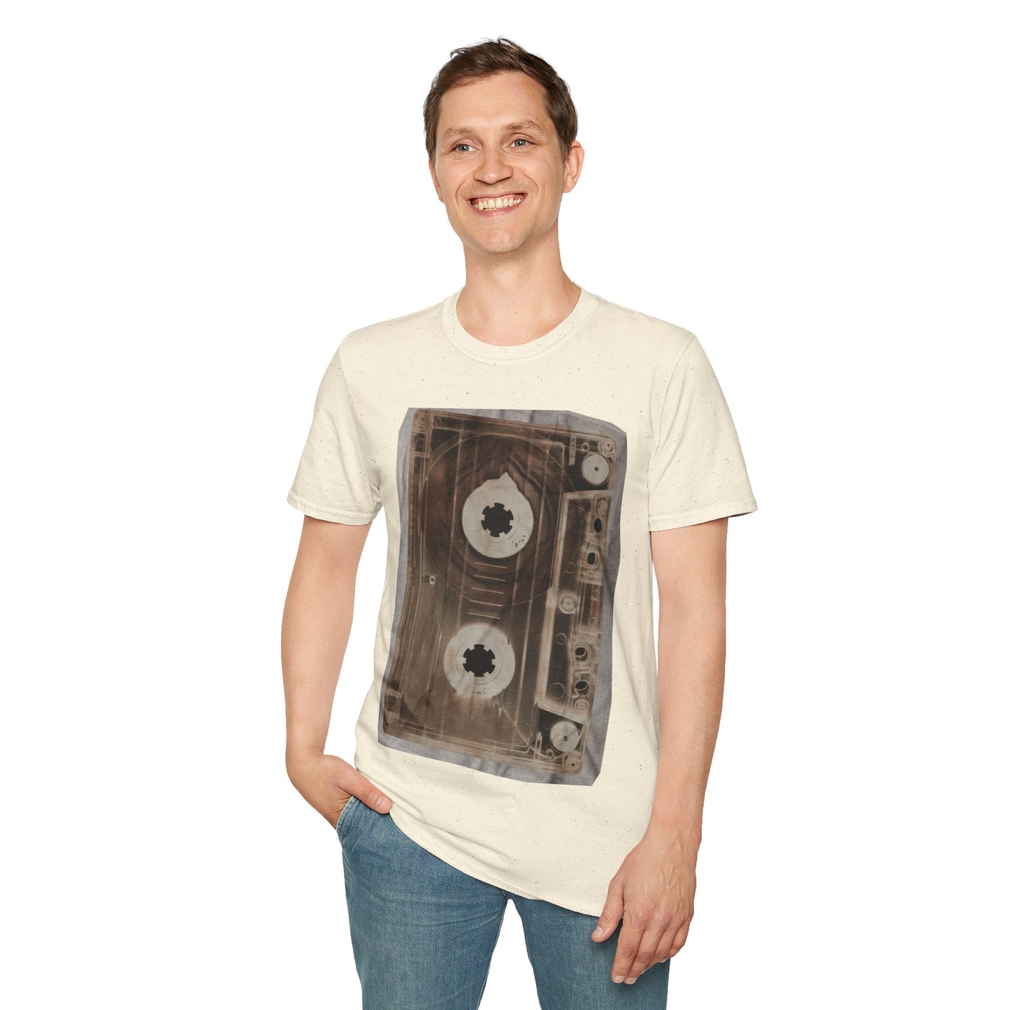 Retro Cassette Tape T-Shirt — Vintage Music Graphic Tee