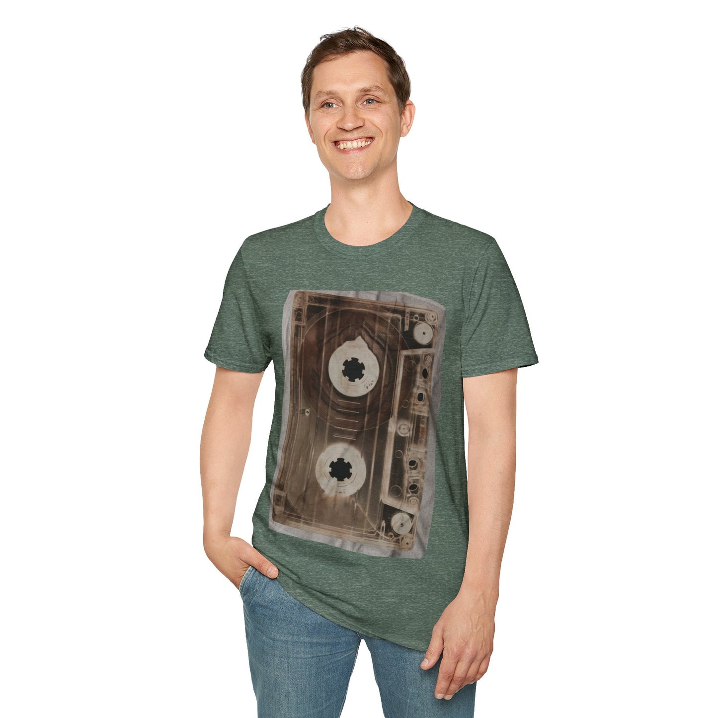 Retro Cassette Tape T-Shirt — Vintage Music Graphic Tee