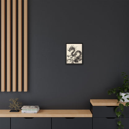 Framed Chinese Dragon | Ink Art Print | Oriental Wall Decor