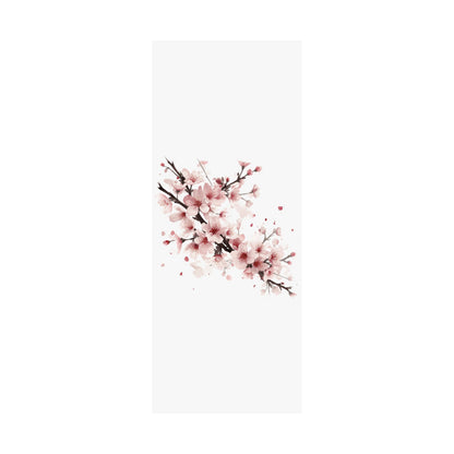 Chinese Cherry Blossom Wall Art | Watercolor Sakura Print, Oriental Floral Poster
