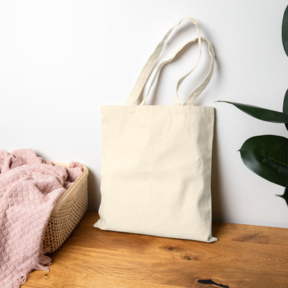 Cotton Canvas Tote Bag | Unstable Humor Tote Bag | Funny Quote Cartoon Bag | Mood Graphic Tote
