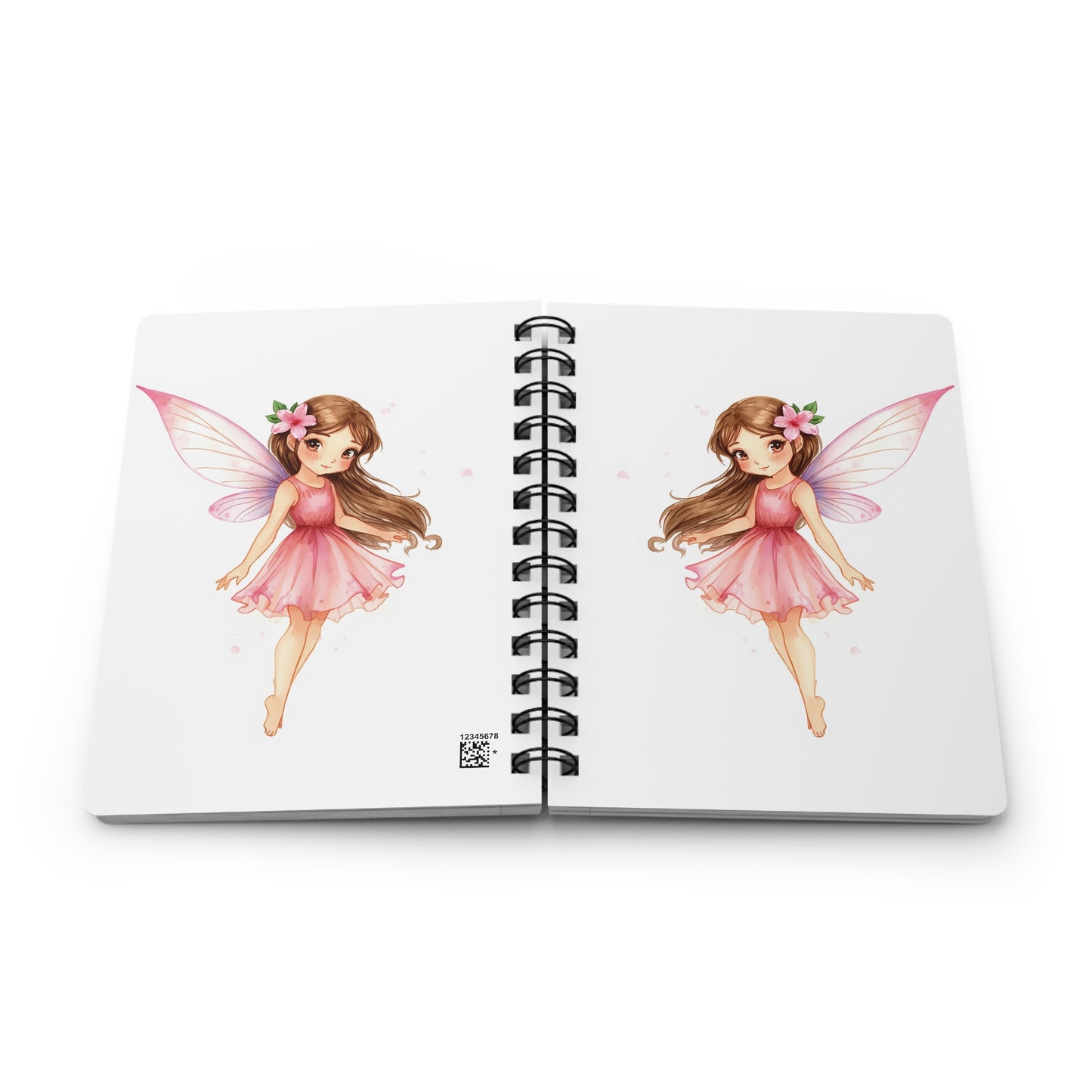 Fairy Notebook | Fantasy Journal | Magical Illustration Spiral Notebook | Writing Gift