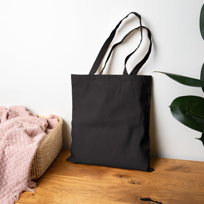 Cotton Canvas Tote Bag | Unstable Humor Tote Bag | Funny Quote Cartoon Bag | Mood Graphic Tote