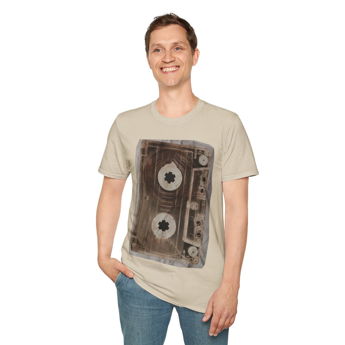 Retro Cassette Tape T-Shirt — Vintage Music Graphic Tee