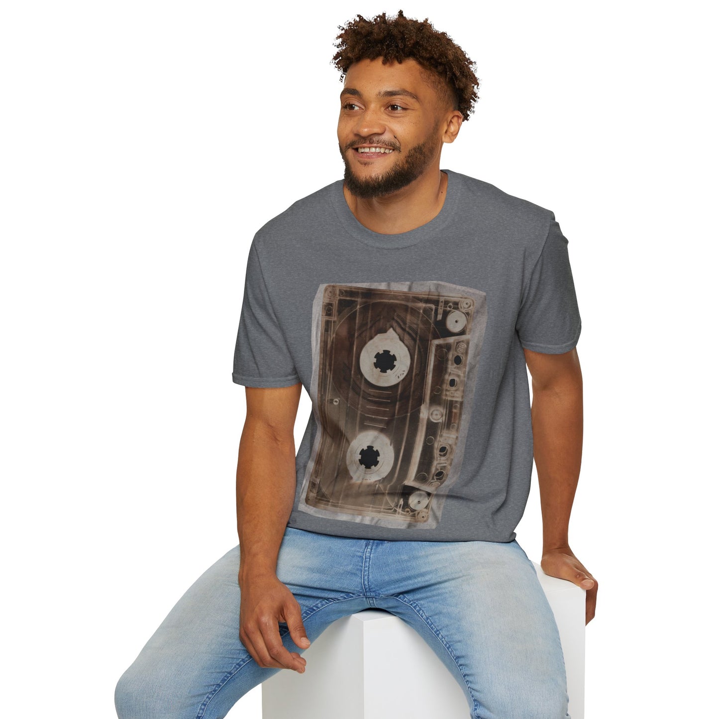 Retro Cassette Tape T-Shirt — Vintage Music Graphic Tee