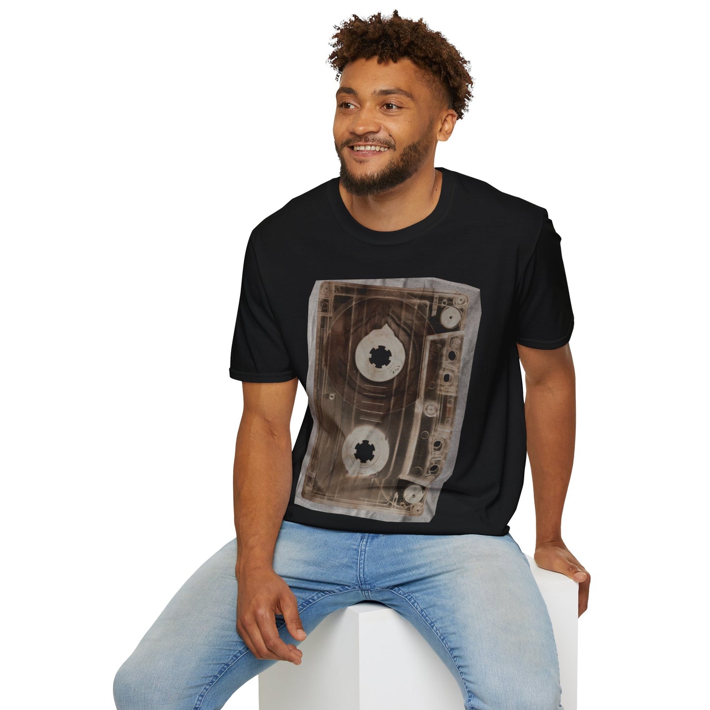 Retro Cassette Tape T-Shirt — Vintage Music Graphic Tee
