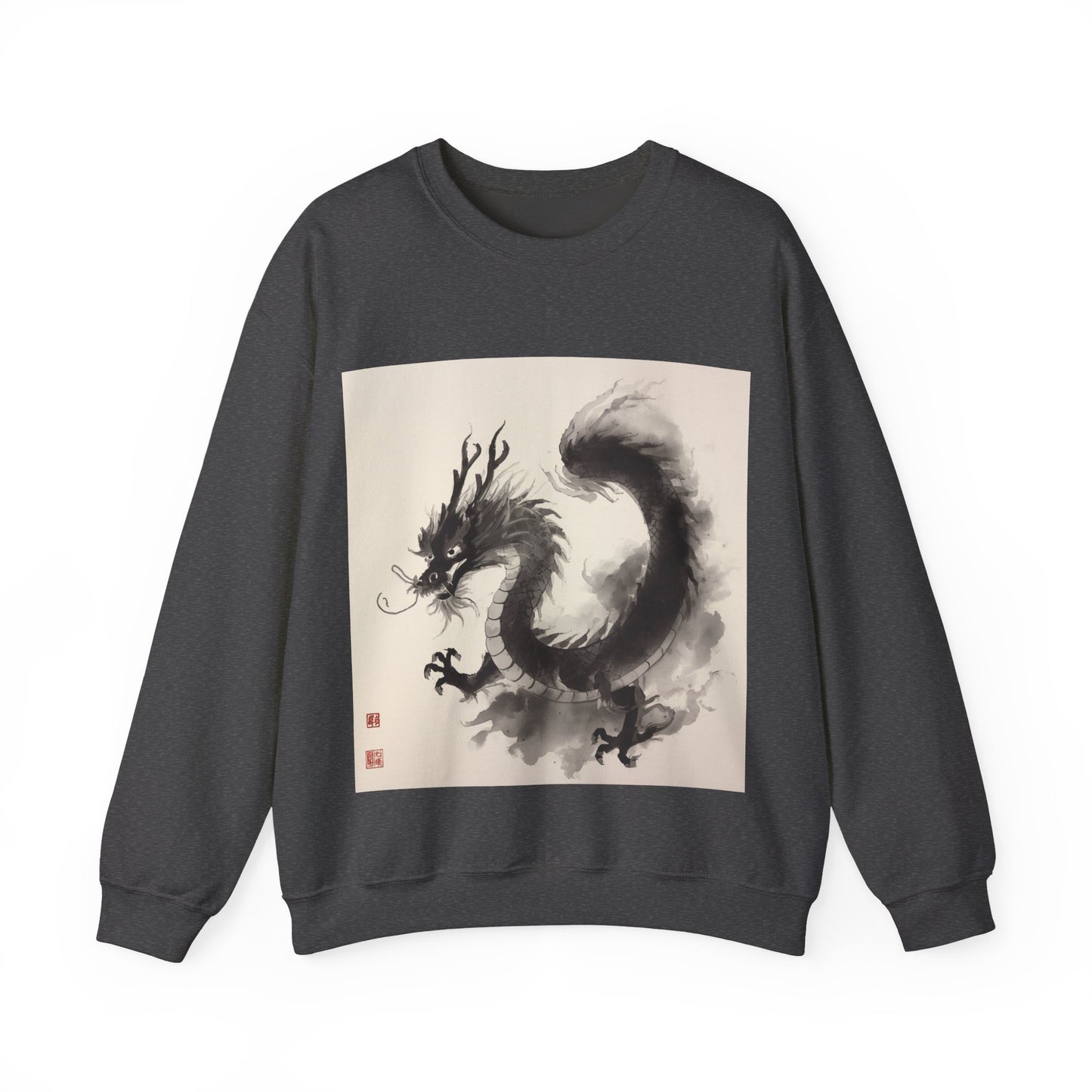 Dragon Ink Art Hoodie – Japanese Style Streetwear Sweatshirt | Unisex Black Hoodie