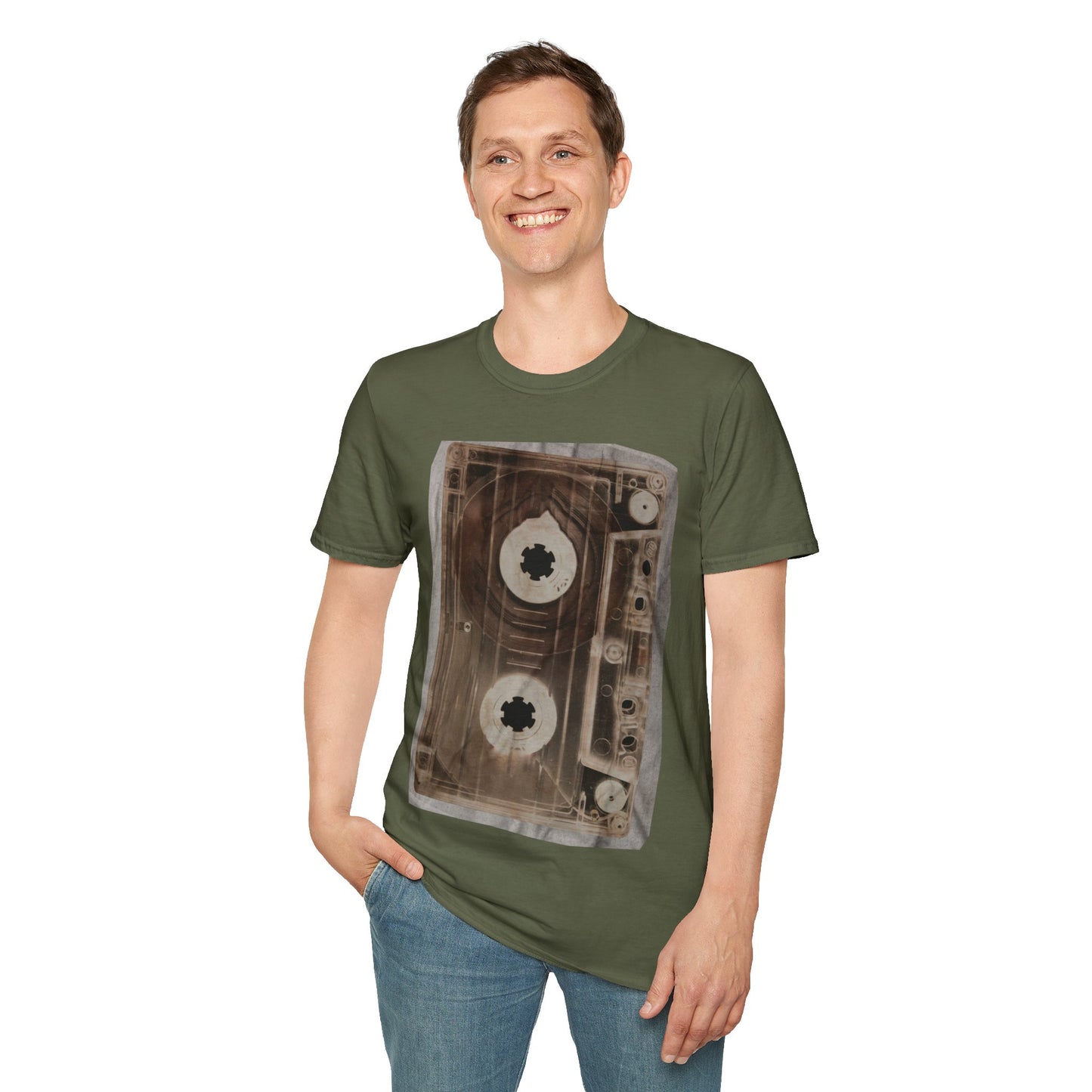 Retro Cassette Tape T-Shirt — Vintage Music Graphic Tee
