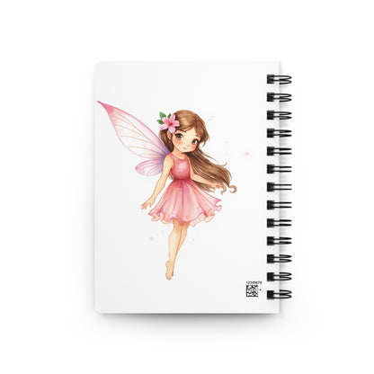 Fairy Notebook | Fantasy Journal | Magical Illustration Spiral Notebook | Writing Gift