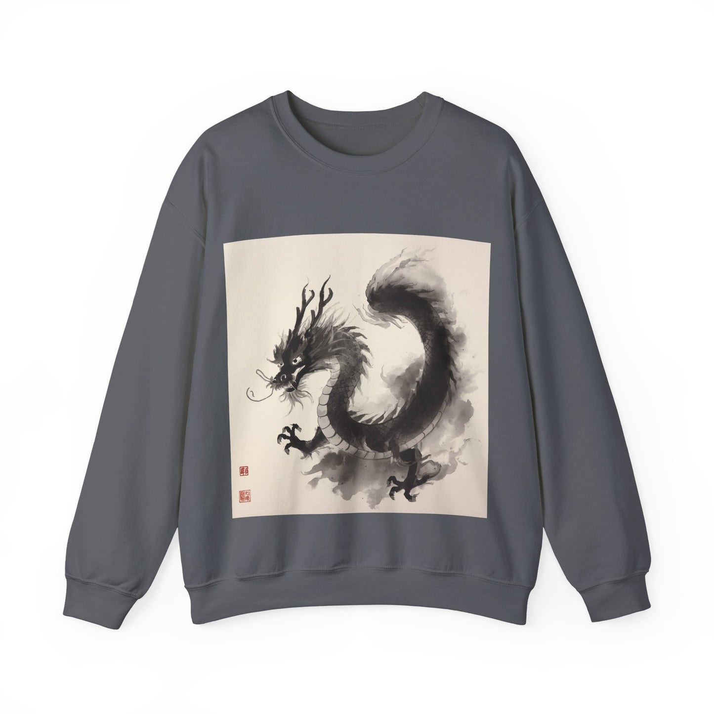 Dragon Ink Art Hoodie – Japanese Style Streetwear Sweatshirt | Unisex Black Hoodie