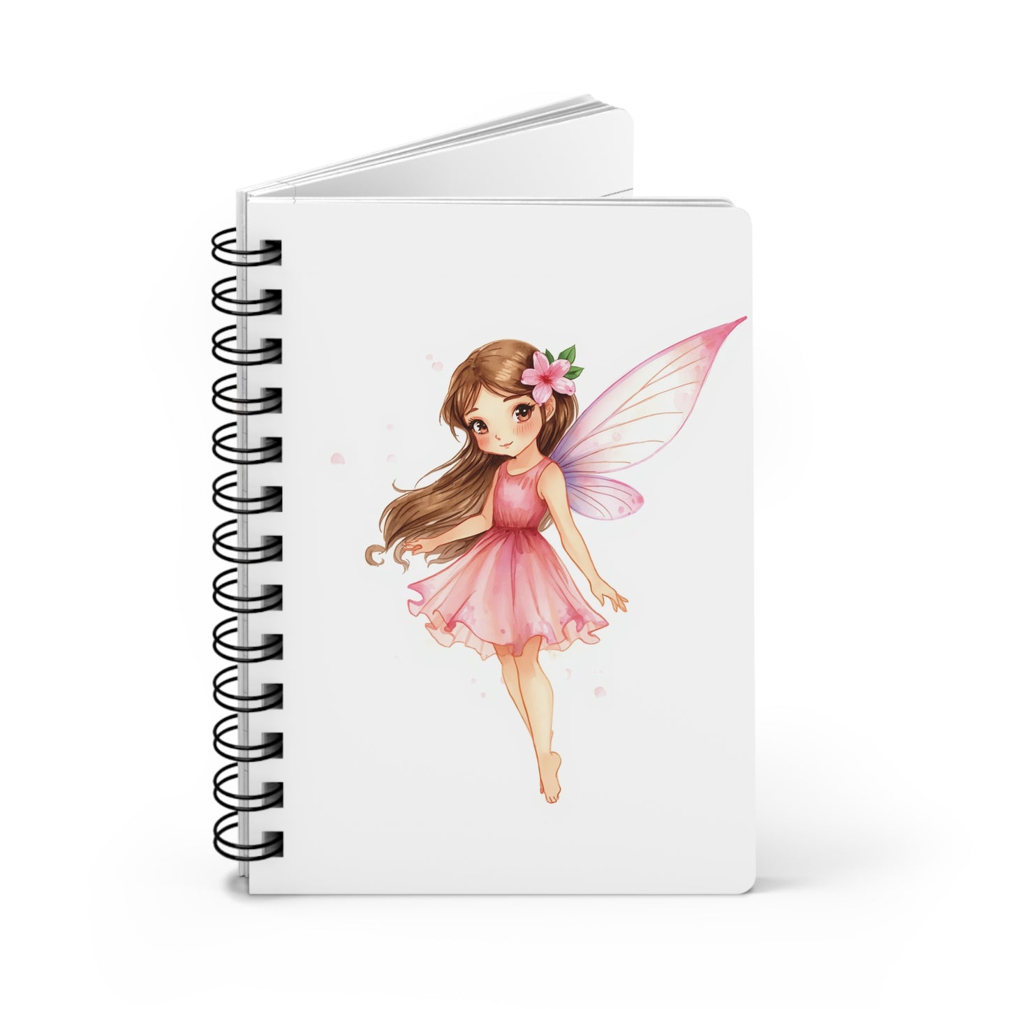 Fairy Notebook | Fantasy Journal | Magical Illustration Spiral Notebook | Writing Gift