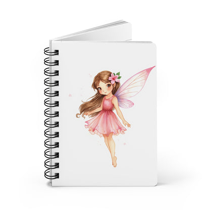 Fairy Notebook | Fantasy Journal | Magical Illustration Spiral Notebook | Writing Gift