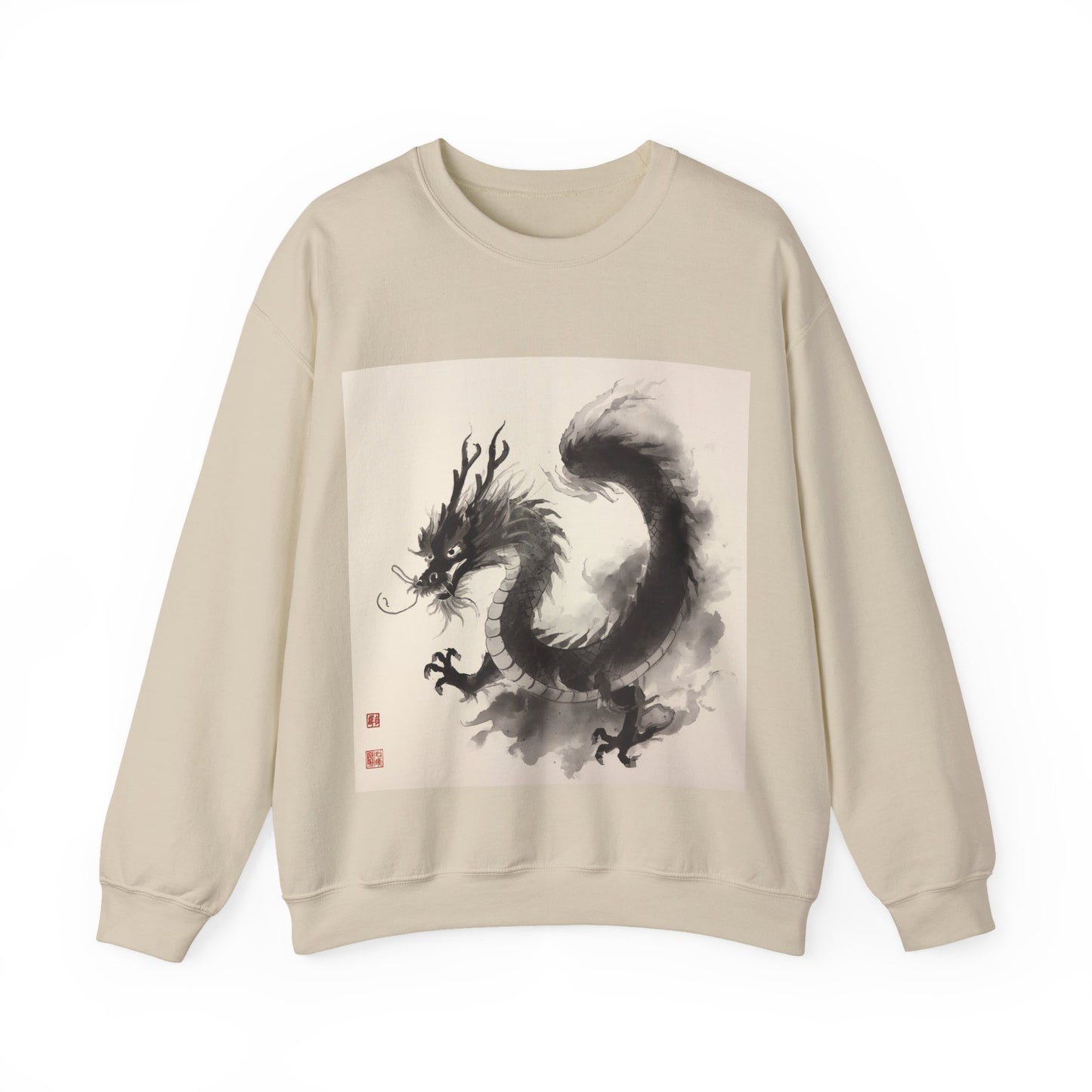 Dragon Ink Art Hoodie – Japanese Style Streetwear Sweatshirt | Unisex Black Hoodie