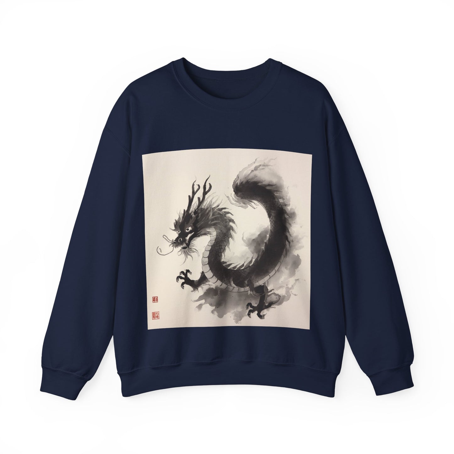 Dragon Ink Art Hoodie – Japanese Style Streetwear Sweatshirt | Unisex Black Hoodie