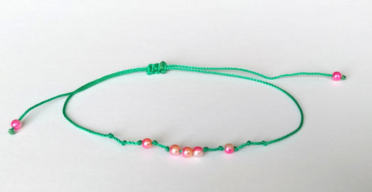 Beautiful, delicate, handmade bracelet.
