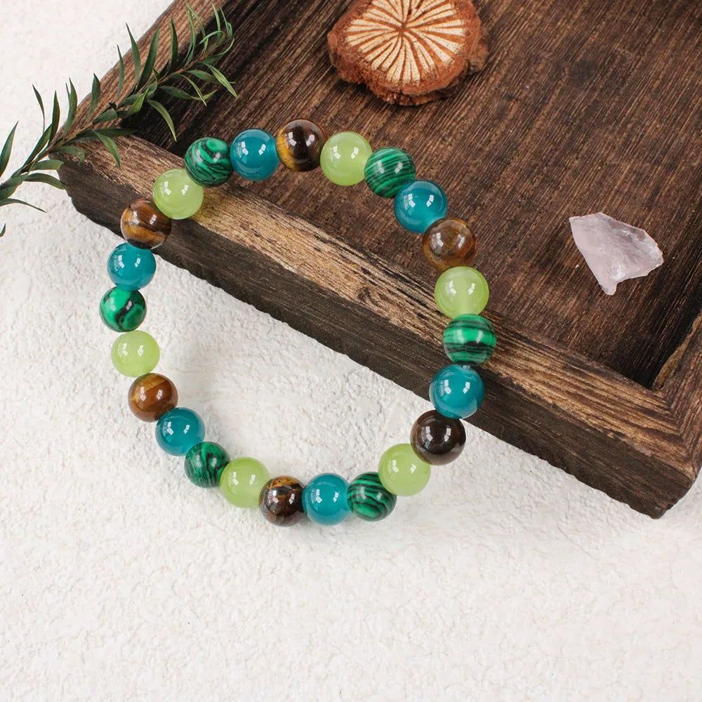 A bracelet created with the intention of financial success and wealth. Unisex. One size.