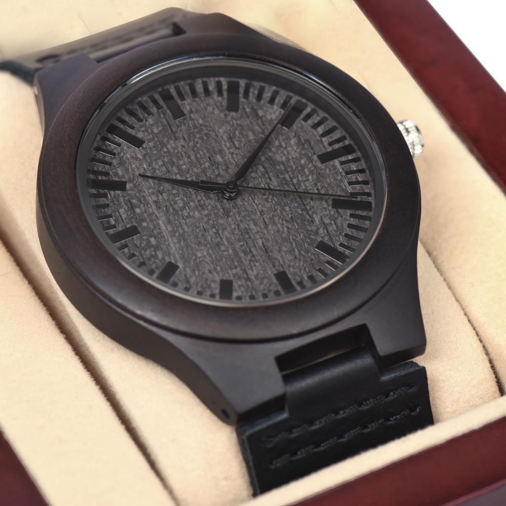Wooden Wristwatch | Minimalist Timepiece | Bonsai Art Gift for Special Occasions
