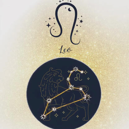 Leo Zodiac Astrology Art Print | Luxury Gold Stardust Sign Wall Decor, High-End Celestial Constellation Digital Download PNG